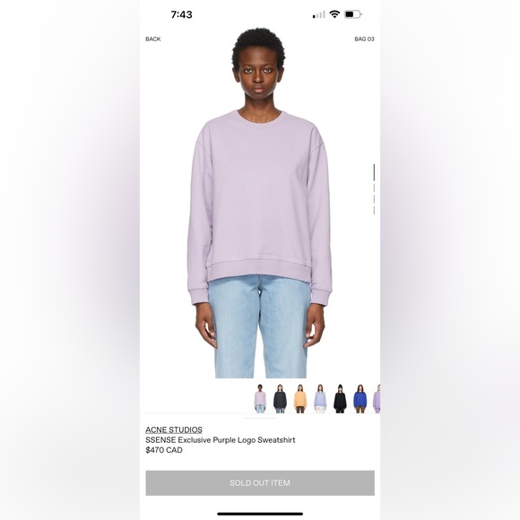 Acne Studio hoodie - Picture 2 of 2